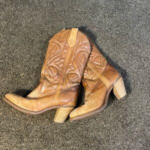 Capezio Tan Western Boots